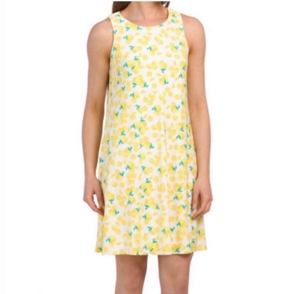 Pappagallo‎ Lemon Swing Tank Dress | S